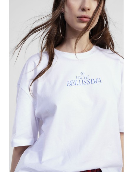 Dixie T-shirt met print op de voorkant en losse pasvorm