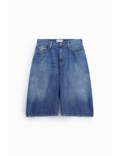 Regular-fit bermuda van denim met zijzakken Please 2