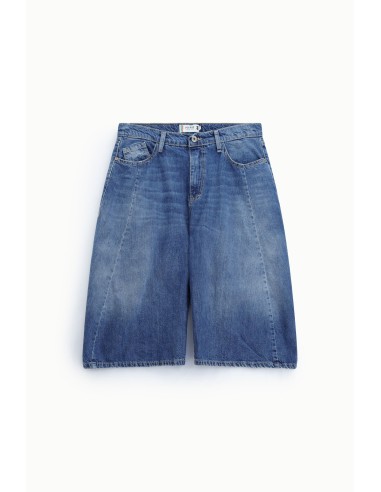Regular-fit bermuda van denim met zijzakken Please
