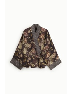 Dixie gebloemde blazer met wijde mouwen 2