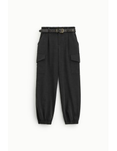 Dixie joggingbroek met hoge taille en cargozakken 2