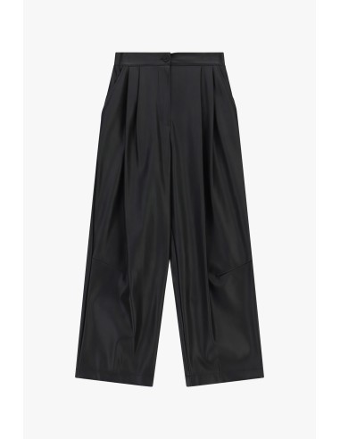 Wijde Palazzo-broek met plooien en Dixie-sluiting