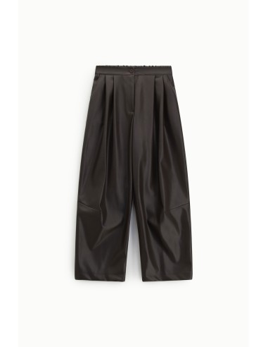 Wijde Palazzo-broek met plooien en Dixie-sluiting