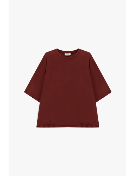 Dixie T-shirt met wijde mouwen en boxy pasvorm