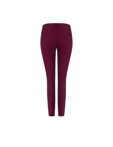 Skinny broek van scuba-crêpe met bijpassende knoop - Rinascimento