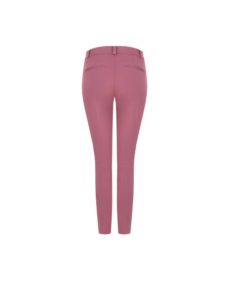 Skinny broek van scuba-crêpe met bijpassende knoop - Rinascimento