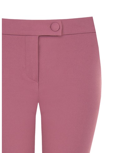 Skinny broek van scuba-crêpe met bijpassende knoop - Rinascimento