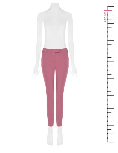 Skinny broek van scuba-crêpe met bijpassende knoop - Rinascimento