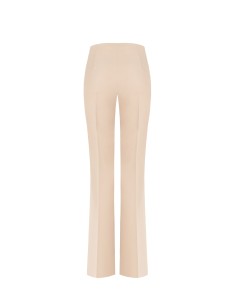 Rinascimento pantalon met wijde pijpen van technische stof en een zijrits 2