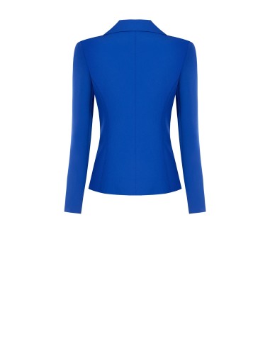 Korte getailleerde blazer van technische stof van Rinascimento