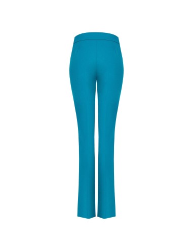 Uitlopende broek van scuba crêpe met tailleband van Rinascimento