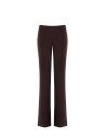 Rechte broek van scuba-crêpe met elastische taille – Rinascimento