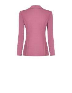 Getailleerde blazer van cadistof met ton-sur-ton metalen knopen – Rinascimento 2
