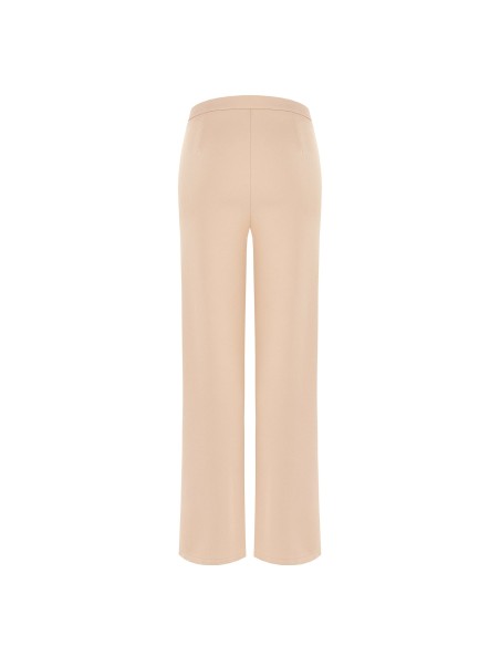 Palazzo-broek van scuba-crêpe met elastische taille Rinascimento