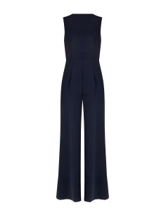 Palazzo-jumpsuit van cadistof met gouden RR-detail van metaal Rinascimento 2