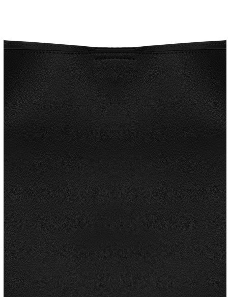 Maxi-handtas van imitatieleer met binnenpochette en afneembare schouderriem Rinascimento