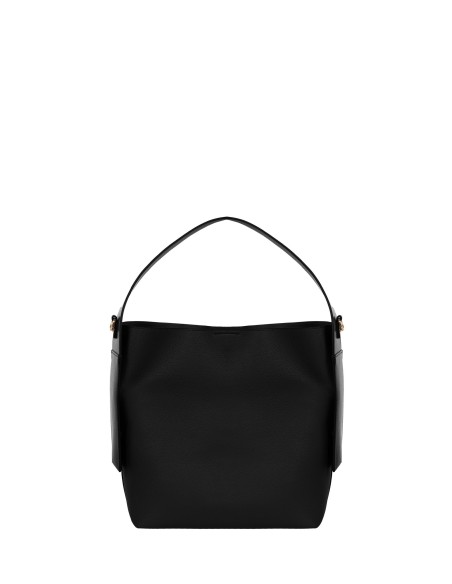 Maxi-handtas van imitatieleer met binnenpochette en afneembare schouderriem Rinascimento