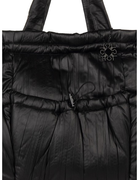 Gewatteerde shopper tas in donslook van Rinascimento
