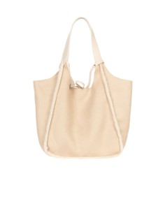 Maxi-shopper van imitatie schapenvacht met binnenpochette Rinascimento 2