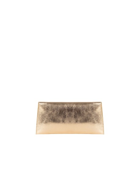 Metalen harde clutch van imitatieleer met kettingriem Rinascimento