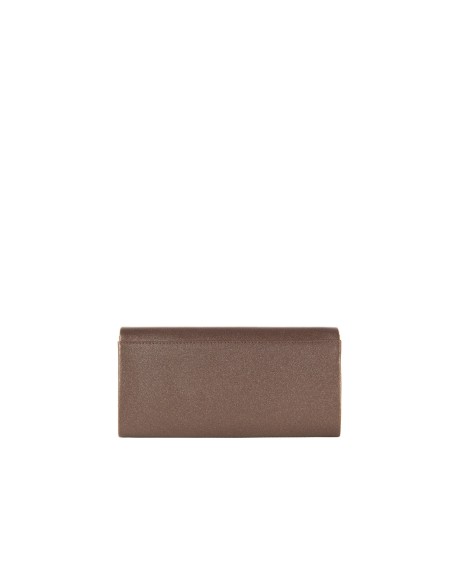 Glitterclutch met metalen detail en kettingschouderriem van Rinascimento
