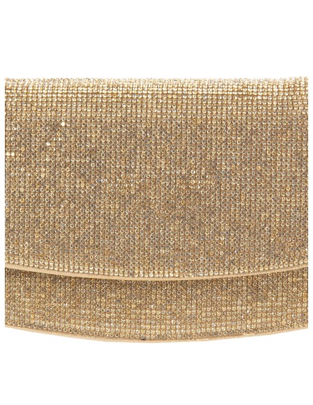 Met strass bezette handtas met kettingschouderband van Rinascimento