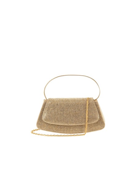 Met strass bezette handtas met kettingschouderband van Rinascimento