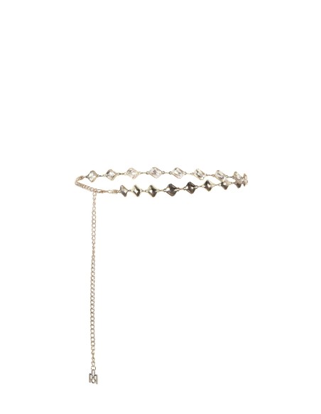 Riem met juweelketting en cabochonkristallen in renaissancestijl
