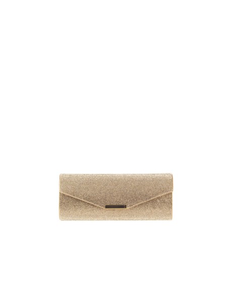 Met strass bedekte clutch met kettingriem van Rinascimento