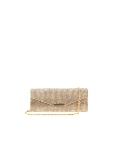 Met strass bedekte clutch met kettingriem van Rinascimento