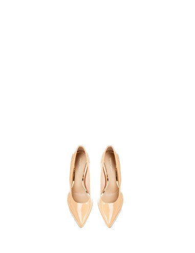 Lakleren pumps met plateauzool Rinascimento