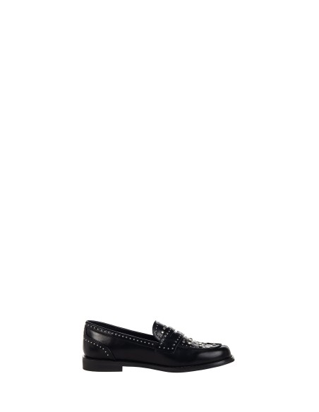 Rinascimento mocassins met studs en strass