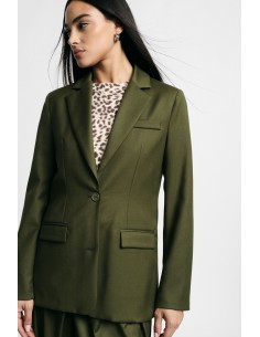 Blazer met klassieke revers en zakken met klep, alsjeblieft