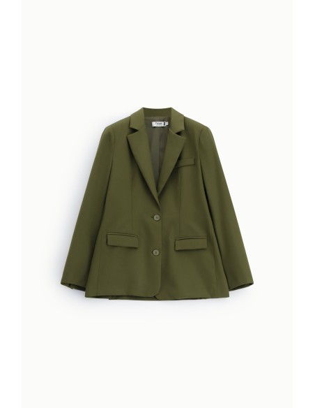 Blazer met klassieke revers en zakken met klep, alsjeblieft