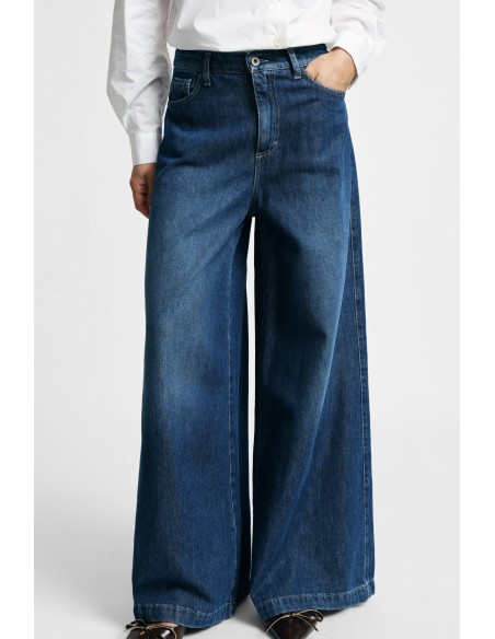 Extra wijde jeans met vijf zakken, alstublieft