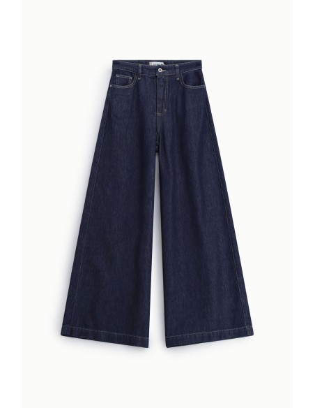 Jeans met wijde pijpen en vijf zakken Please