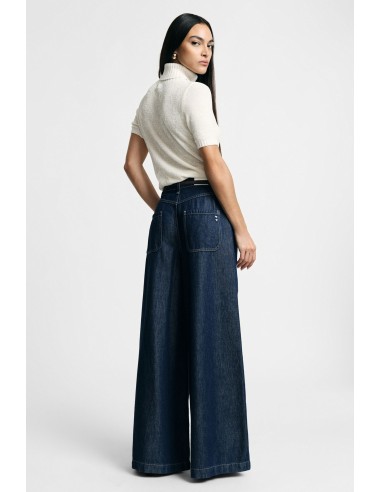 Jeans met wijde pijpen en vijf zakken Please