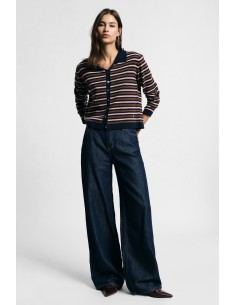 Wijde jeans met contrasterende stiksels Please
