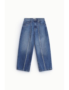 Wijde jeans met contrasterende stiksels, alsjeblieft 2