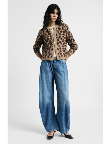 Jeans met wijde pijpen en plooien aan de voorkant, alstublieft
