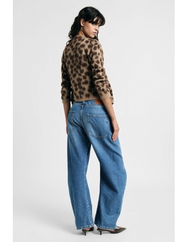 Jeans met wijde pijpen en plooien aan de voorkant, alstublieft
