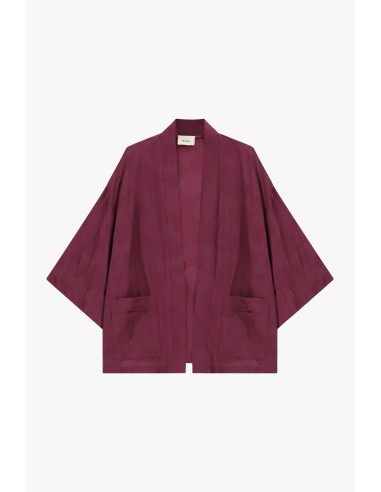 Dixie blazer in kimonomodel met ruime pasvorm en zakken aan de voorkant