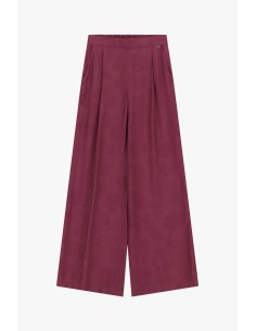 Dixie palazzobroek met plooien en elastische taille 2