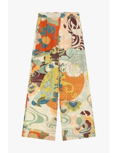 Dixie Palazzo-broek met bloemenprint en wijde pijpen 2