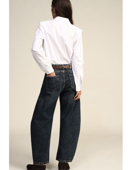 Dixie jeans met balloonfit en wijde pijpen