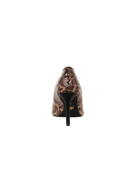Rinascimento gevlekte stiletto-pumps, bedekt met transparante pailletten