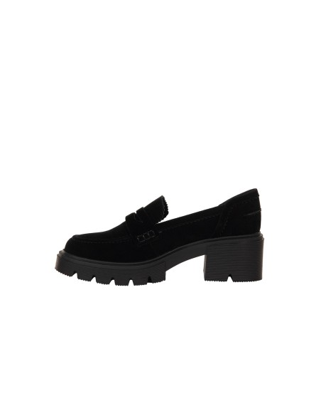 Chunky mocassins van imitatie suède van Rinascimento