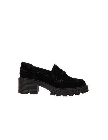 Chunky mocassins van imitatie suède van Rinascimento