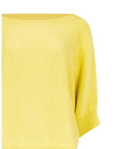 Oversized katoenen trui met vleermuismouwen Rinascimento