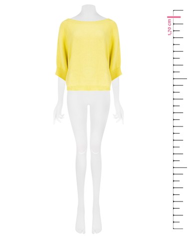 Oversized katoenen trui met vleermuismouwen Rinascimento